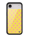Polka Dot | Yellow and Pink iPhone Case - Aaria Tees Aaria Tees