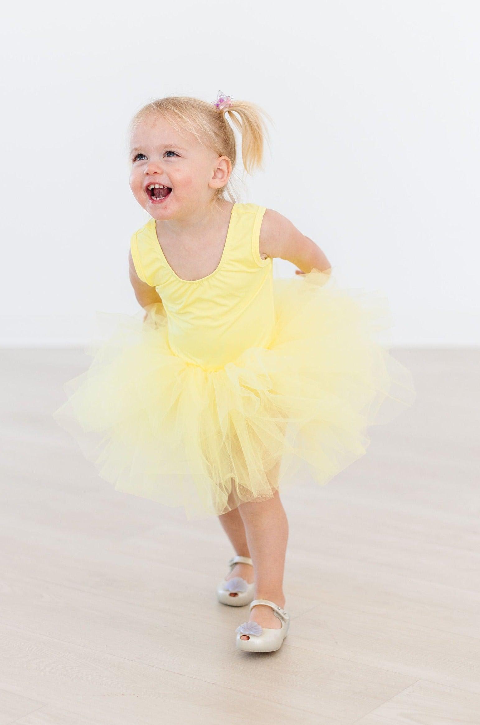 Yellow Tank Tutu Leotard - Aaria Tees Aaria Tees