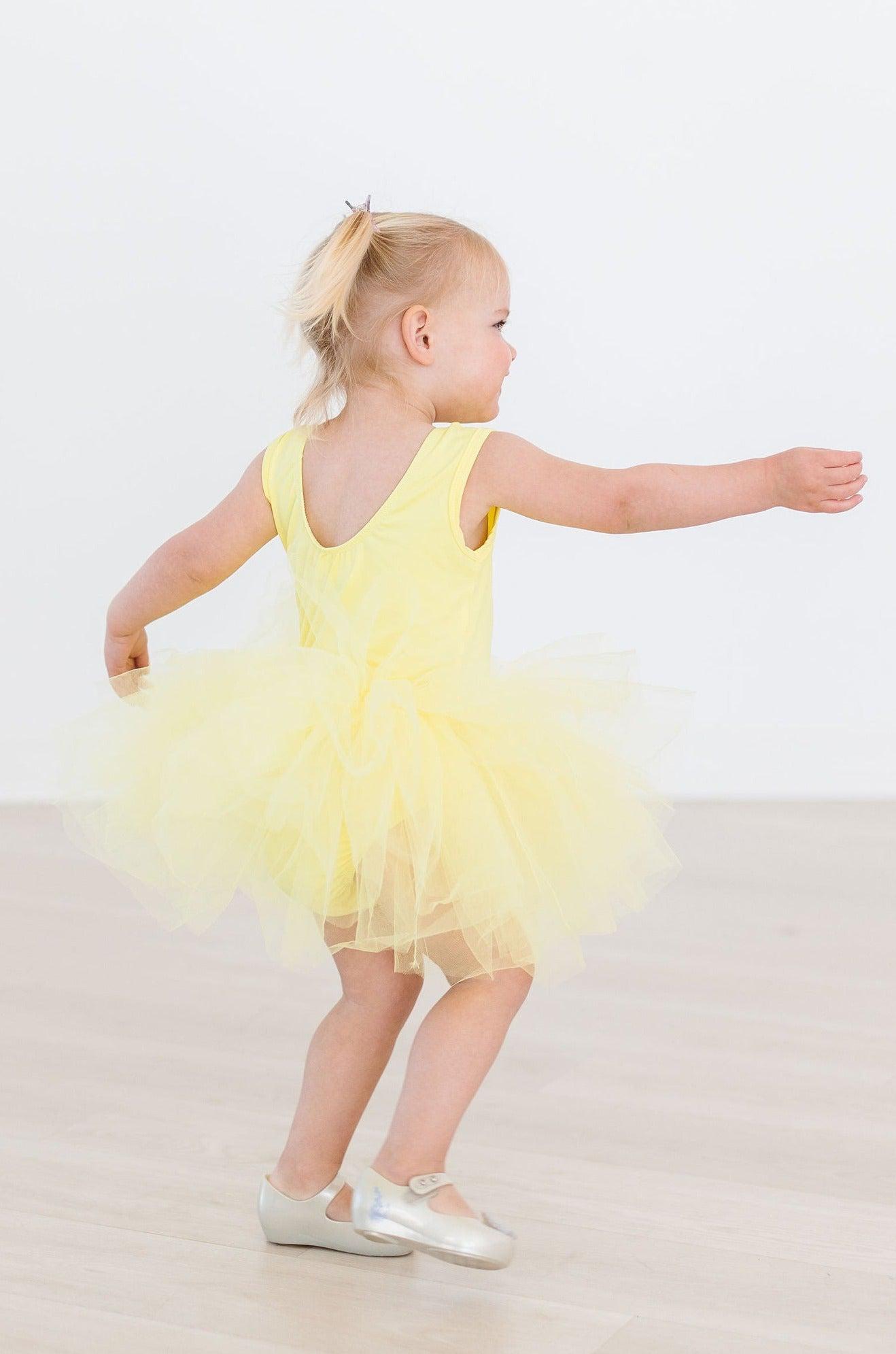 Yellow Tank Tutu Leotard - Aaria Tees Aaria Tees