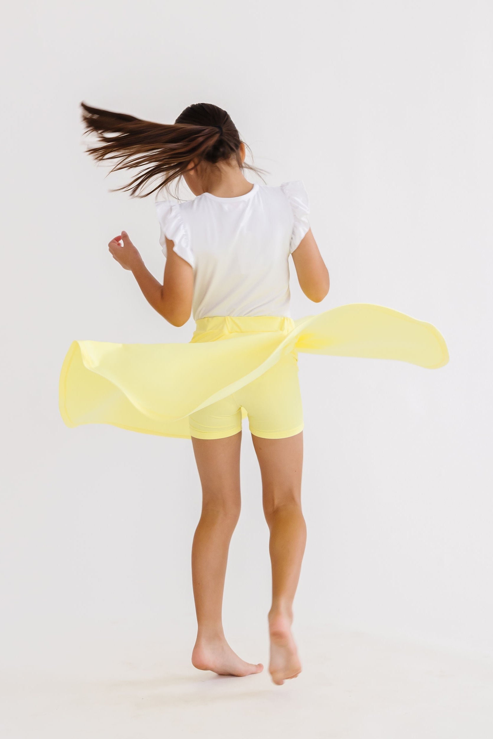 Yellow Twirl Skort - Aaria Tees Aaria Tees