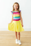 Yellow Twirl Skort - Aaria Tees Aaria Tees