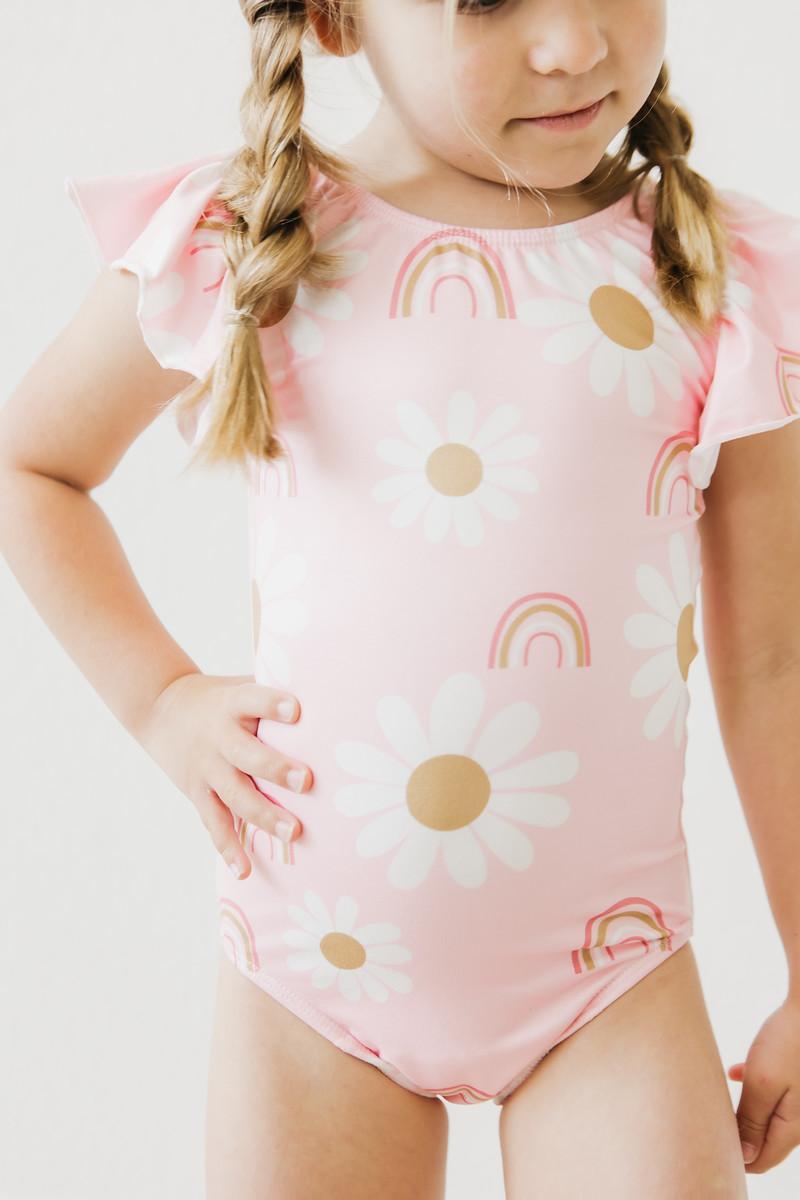 You are My Sunshine S/S Flutter Sleeve Leotard - Aaria Tees Aaria Tees