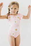 You are My Sunshine S/S Flutter Sleeve Leotard - Aaria Tees Aaria Tees