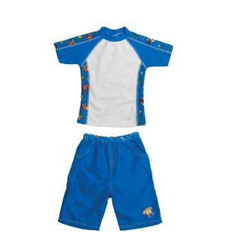Boys 2 Short Sleeve Rashguard Set - Aaria Tees