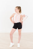 SALE Zen Pink Full-Zip Ruffle Active Jacket - Aaria Tees Aaria Tees