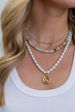Marcelle Pearl Necklace Aaria Tees