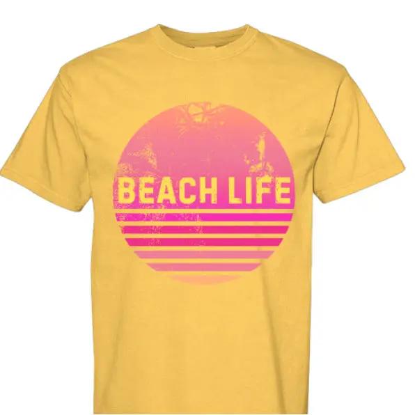 Beach Life Unisex Comfort Colors T Shirt - Aaria Tees Aaria Tees