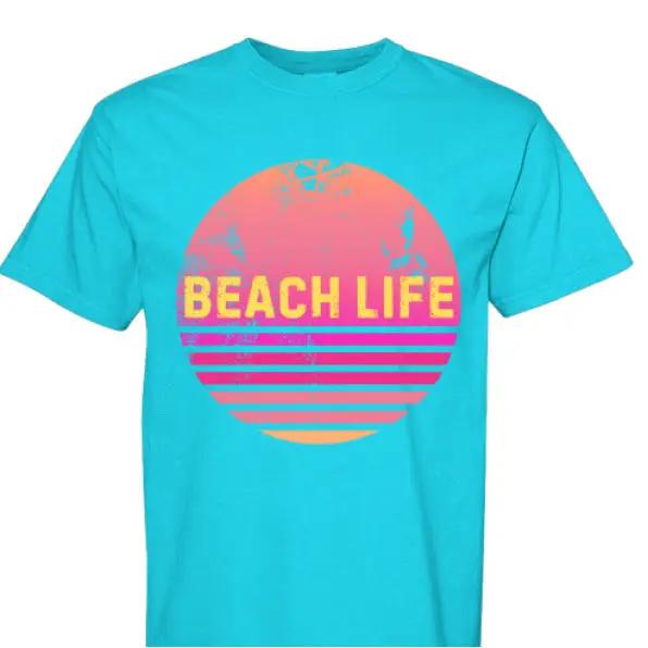 Beach Life Unisex Comfort Colors T Shirt - Aaria Tees Aaria Tees