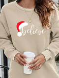 BELIEVE Graphic Tunic Sweatshirt Aaria Tees