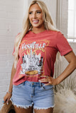 Mineral Red Nashville Music City Graphic Retro Fashion Tee Aaria Tees