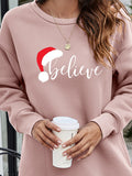 BELIEVE Graphic Tunic Sweatshirt Aaria Tees