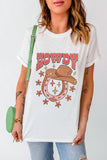 Graphic Round Neck Short Sleeve T-Shirt Aaria Tees