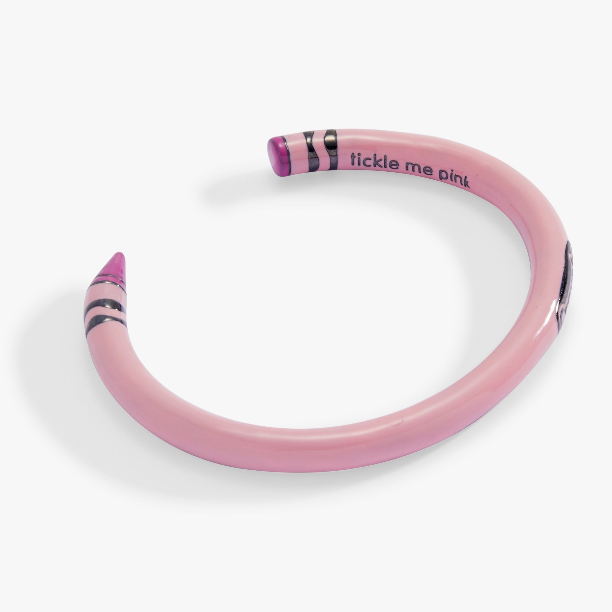 Crayola Tickle Me Pink Crayon Cuff - Aaria Tees Aaria Tees