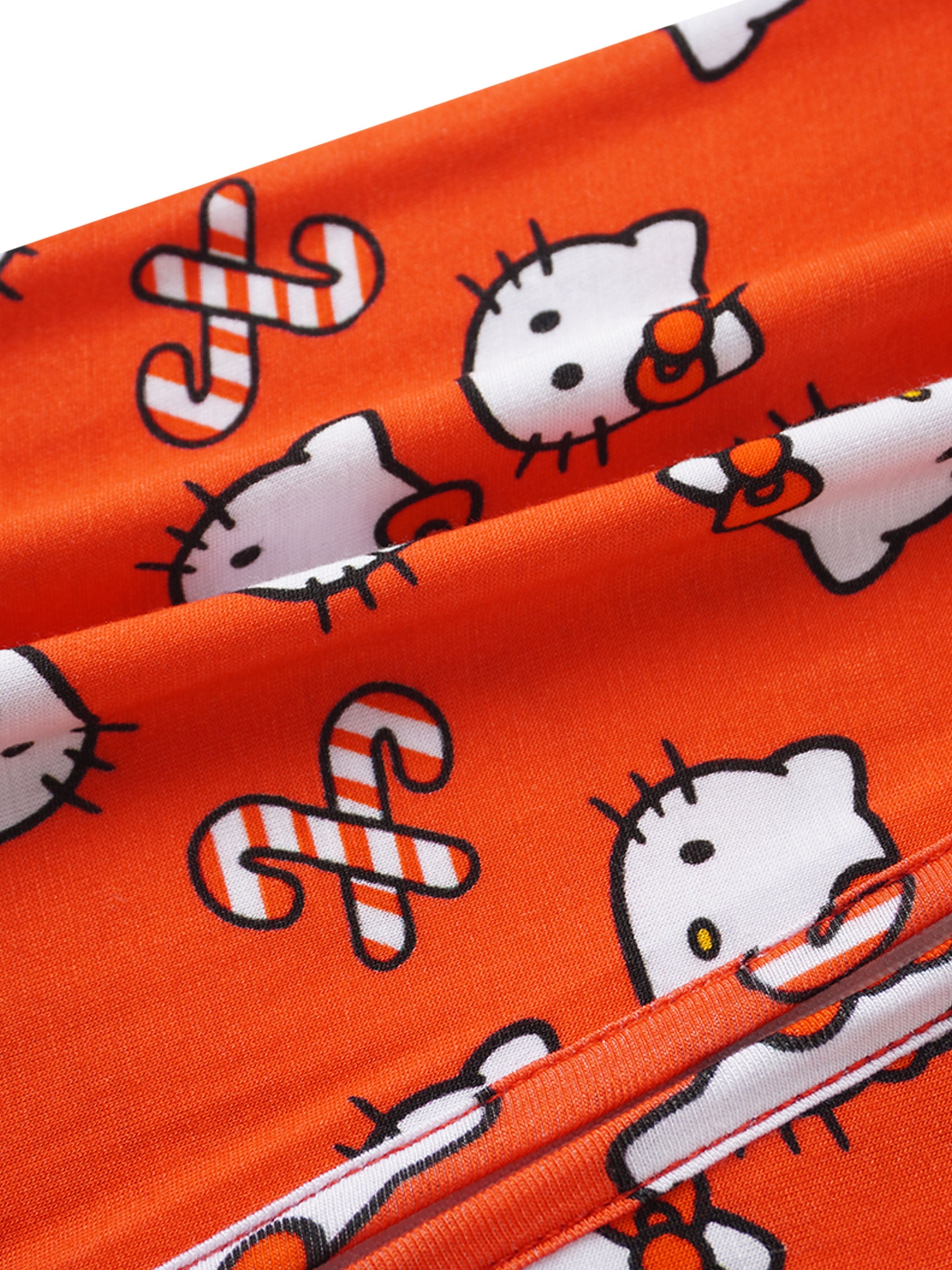 PoshTOT Sanrio Hello Kitty Red Bamboo Baby Convertible Zippy Romper - Aaria Tees Aaria Tees