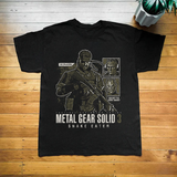 MGS 3 Snake Eater Black Tee Aaria Tees
