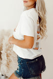 White Double-Side Cowboy Hat & Boots Graphic Tee - Aaria Tees Aaria Tees