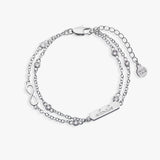 Abuela Infinity Chain Double Strand Bracelet - Aaria Tees Aaria Tees