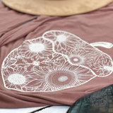 Acorn Chestnut Brown Long Sleeve Tee - Aaria Tees Aaria Tees