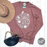 Acorn Chestnut Brown Long Sleeve Tee - Aaria Tees Aaria Tees