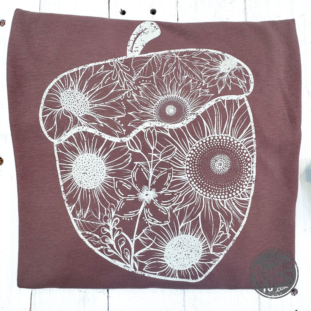 Acorn Chestnut Brown Long Sleeve Tee - Aaria Tees Aaria Tees