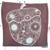 Acorn Chestnut Brown Long Sleeve Tee - Aaria Tees Aaria Tees
