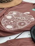 Acorn Chestnut Brown Long Sleeve Tee - Aaria Tees Aaria Tees