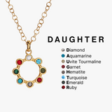Daughter Hidden Message Acrostic Necklace - Aaria Tees Aaria Tees