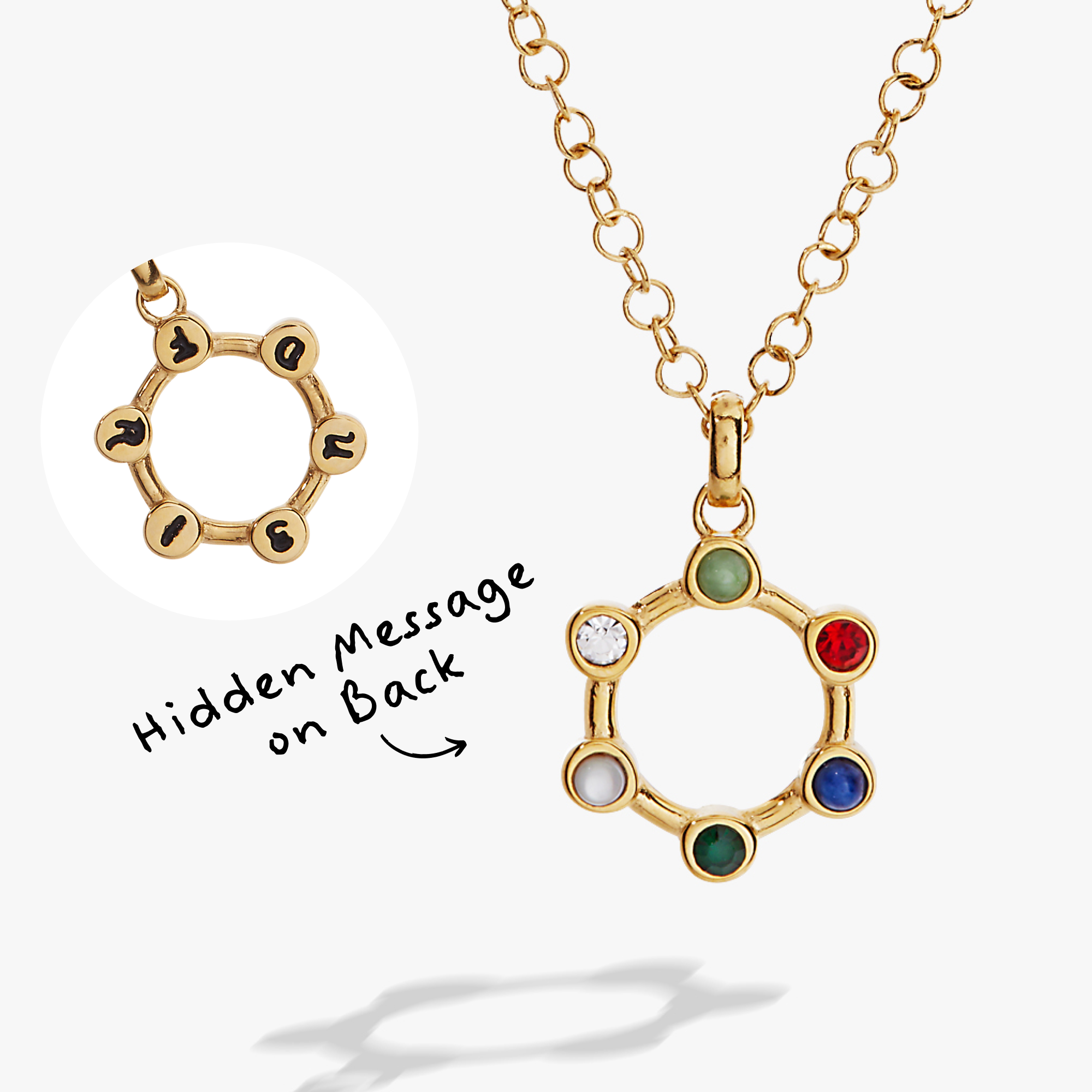 Friend Hidden Message Acrostic Necklace - Aaria Tees Aaria Tees