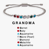 Grandma Hidden Message Acrostic Bolo Bracelet - Aaria Tees Aaria Tees