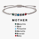 Mother Hidden Message Acrostic Bolo Bracelet - Aaria Tees Aaria Tees