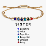 Sister Hidden Message Acrostic Bolo Bracelet - Aaria Tees Aaria Tees