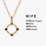 Wife Hidden Message Acrostic Necklace - Aaria Tees Aaria Tees