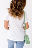 Sloane Patched Graphic T Shirt - Aaria Tees Aaria Tees