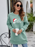 BELIEVE Graphic Tunic Sweatshirt Aaria Tees