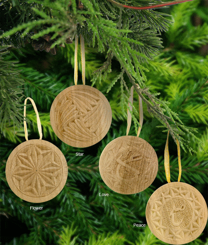 Afghan Hand-Carved Hardwood Ornaments - Aaria Tees Aaria Tees