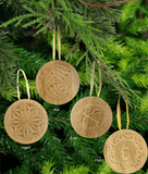 Afghan Hand-Carved Hardwood Ornaments - Aaria Tees Aaria Tees