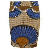 African Kitenge Pencil Skirt - Aaria Tees Aaria Tees