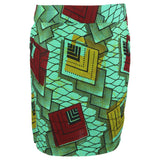 African Kitenge Pencil Skirt - Aaria Tees Aaria Tees