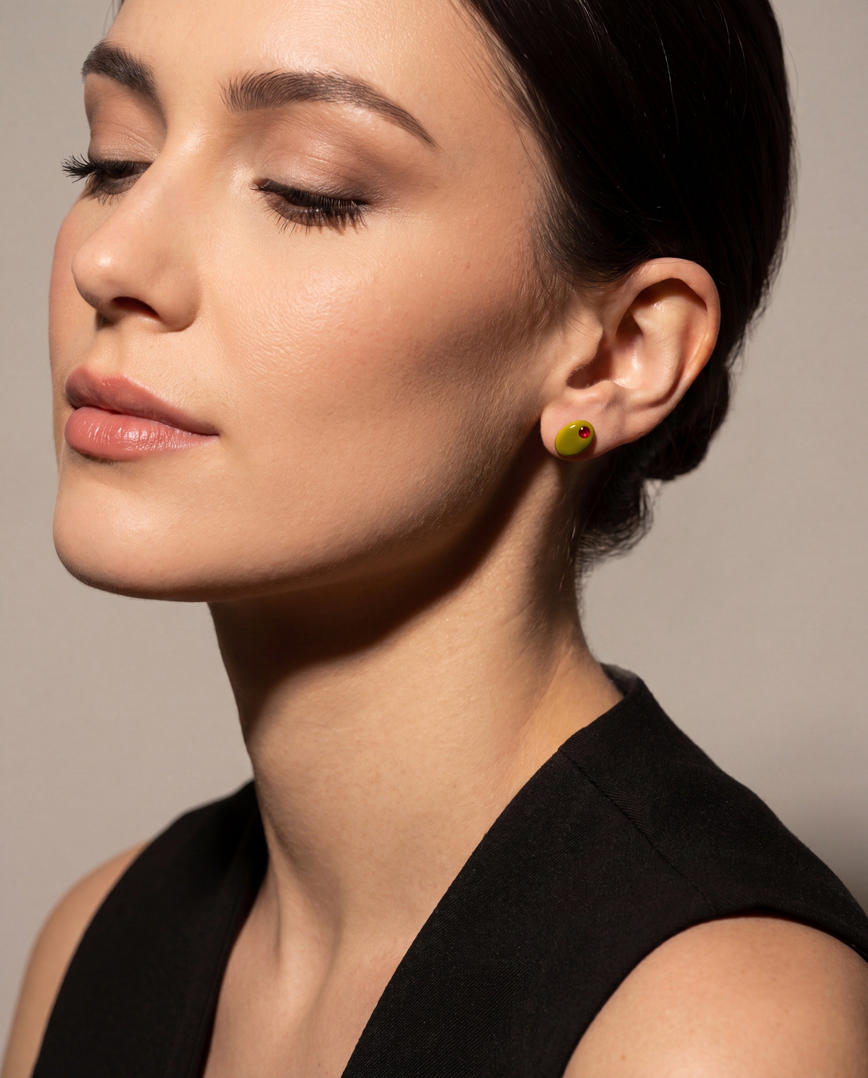 Pasta Girl Stud Earrings Set Of 2 - Aaria Tees Aaria Tees