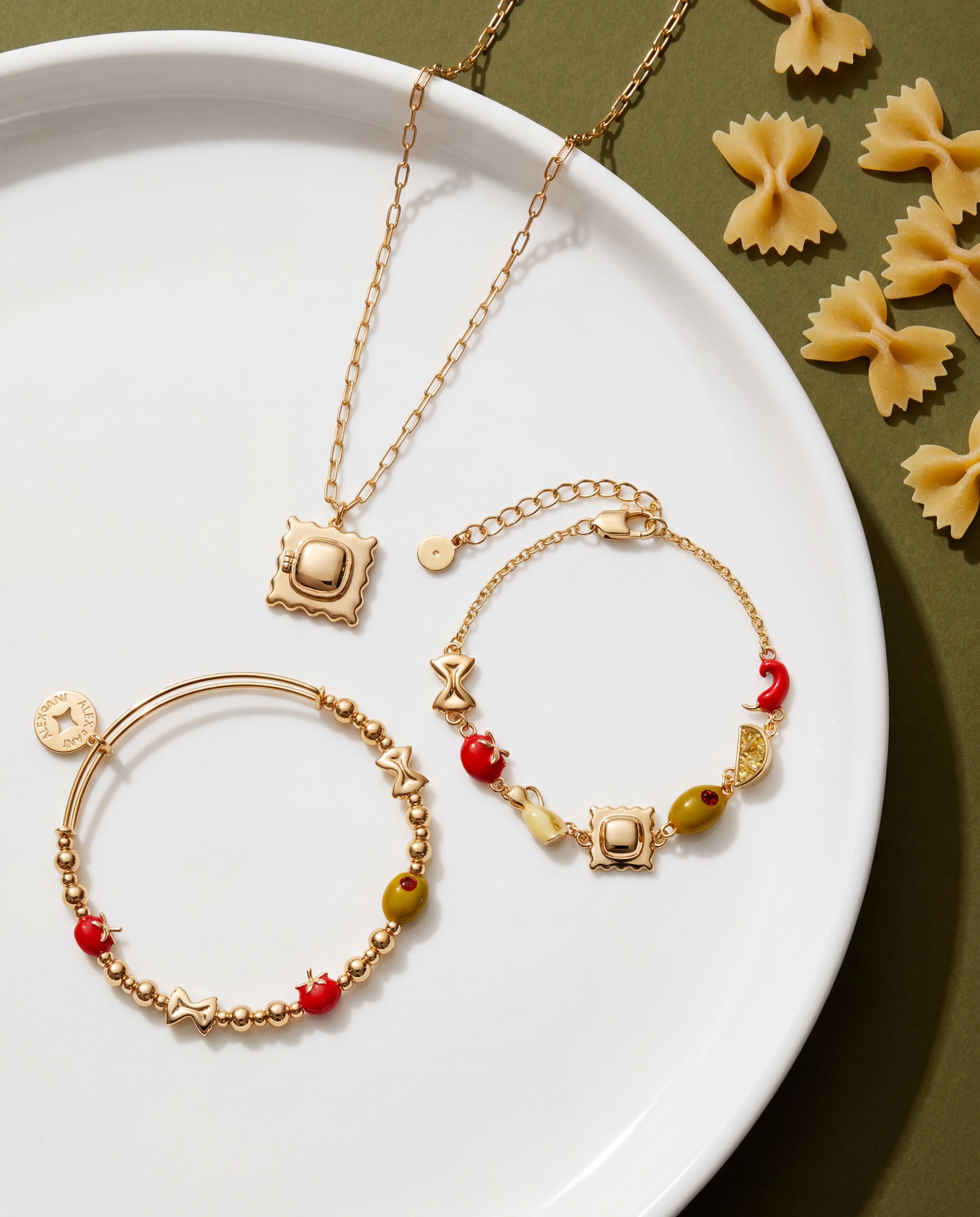 Pasta Girl 'Anything Is Pastable' Ravioli Locket Pendant - Aaria Tees Aaria Tees