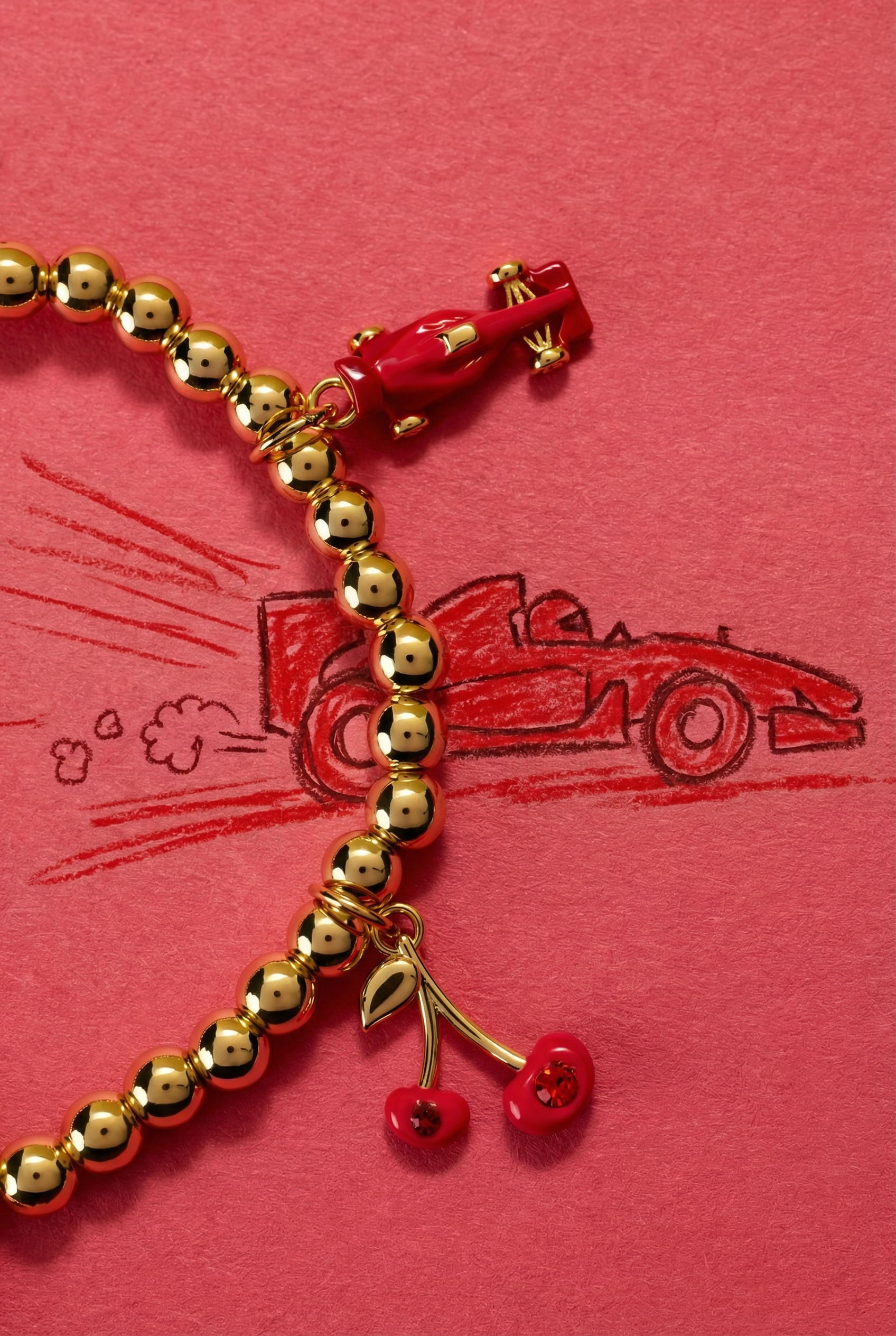 Crayola Fan Favorites Scarlet Charm Stretch Bracelet - Aaria Tees Aaria Tees