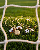 Soccer & Whistle Charm Bangle - Aaria Tees Aaria Tees