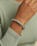 Stainless Steel Rope Textured Bangle - Aaria Tees Aaria Tees