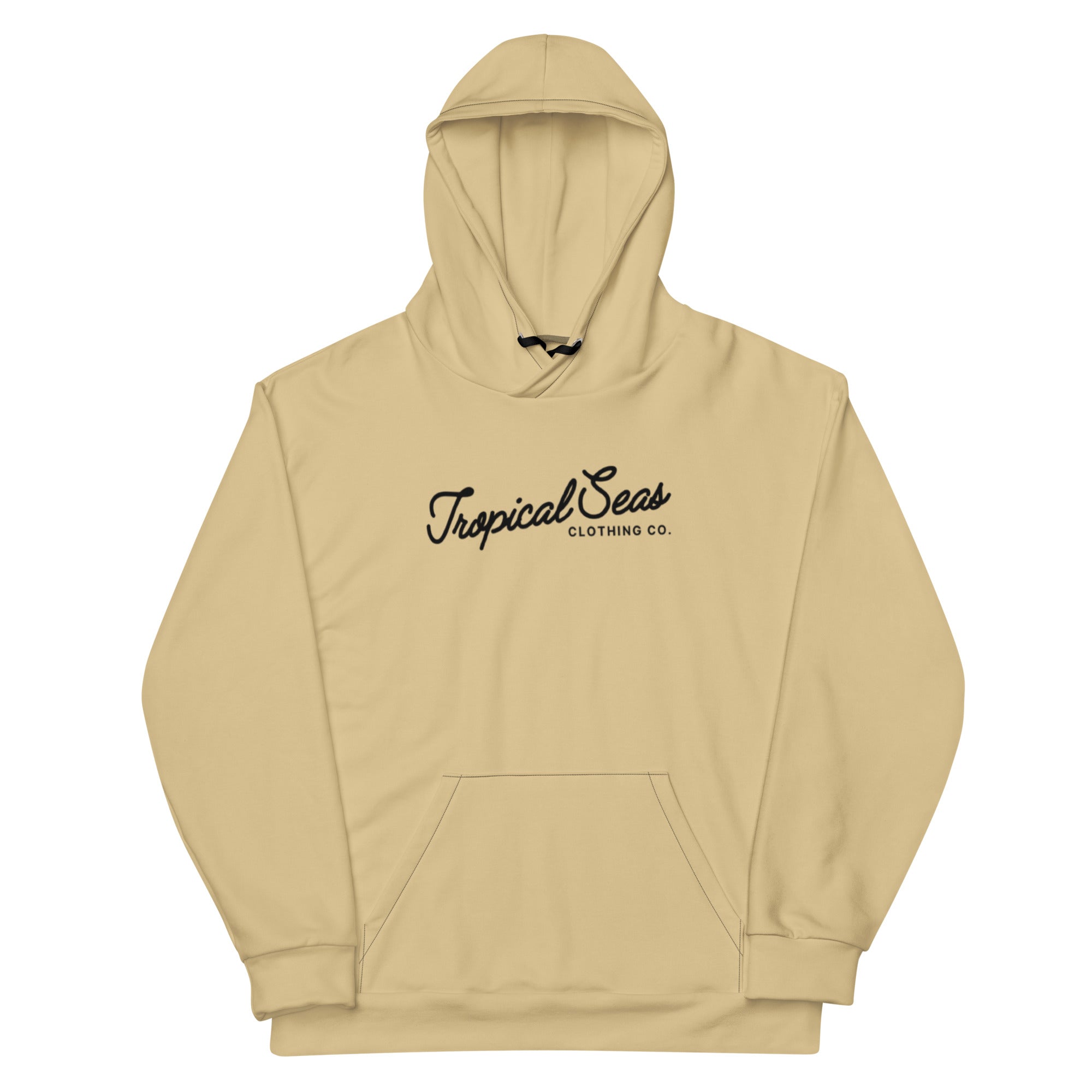 Beige Tropical Seas Hoodie - Aaria Tees Aaria Tees