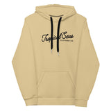 Beige Tropical Seas Hoodie - Aaria Tees Aaria Tees