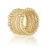 Allison Beaded Wrap Bracelet - 6 Row Aaria Tees