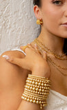 Allison Beaded Wrap Bracelet- 10 Rows Aaria Tees