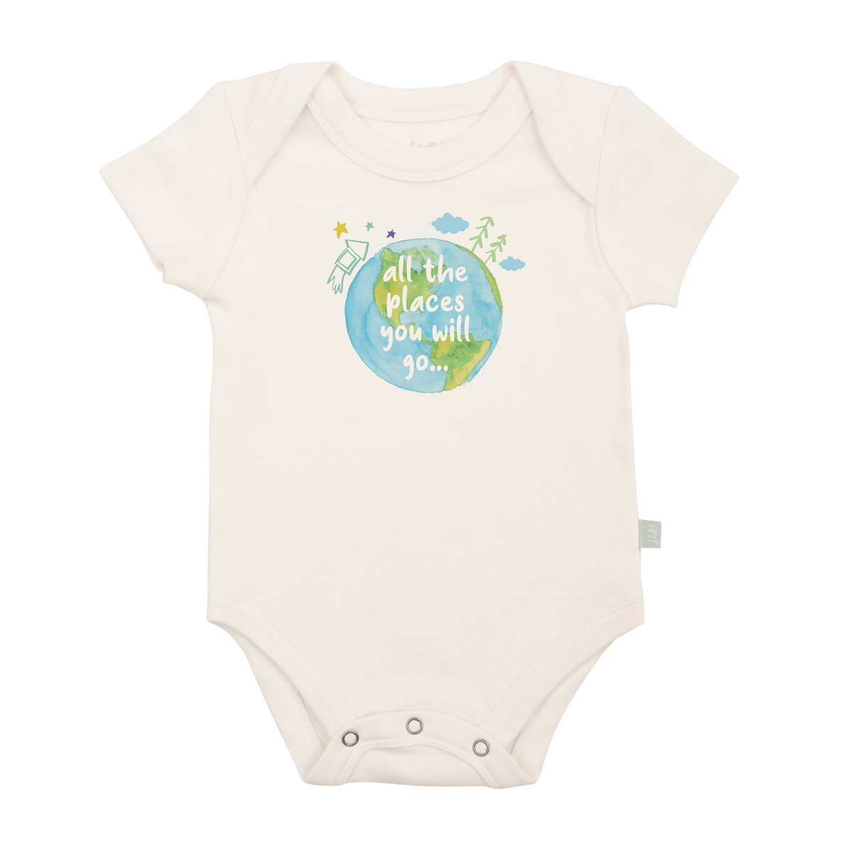 graphic bodysuit | places you will go - Aaria Tees