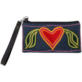 Amarasti Embroidered Wristlet - Aaria Tees Aaria Tees