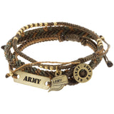 Military Hat Woven Bracelet Trio - Aaria Tees Aaria Tees